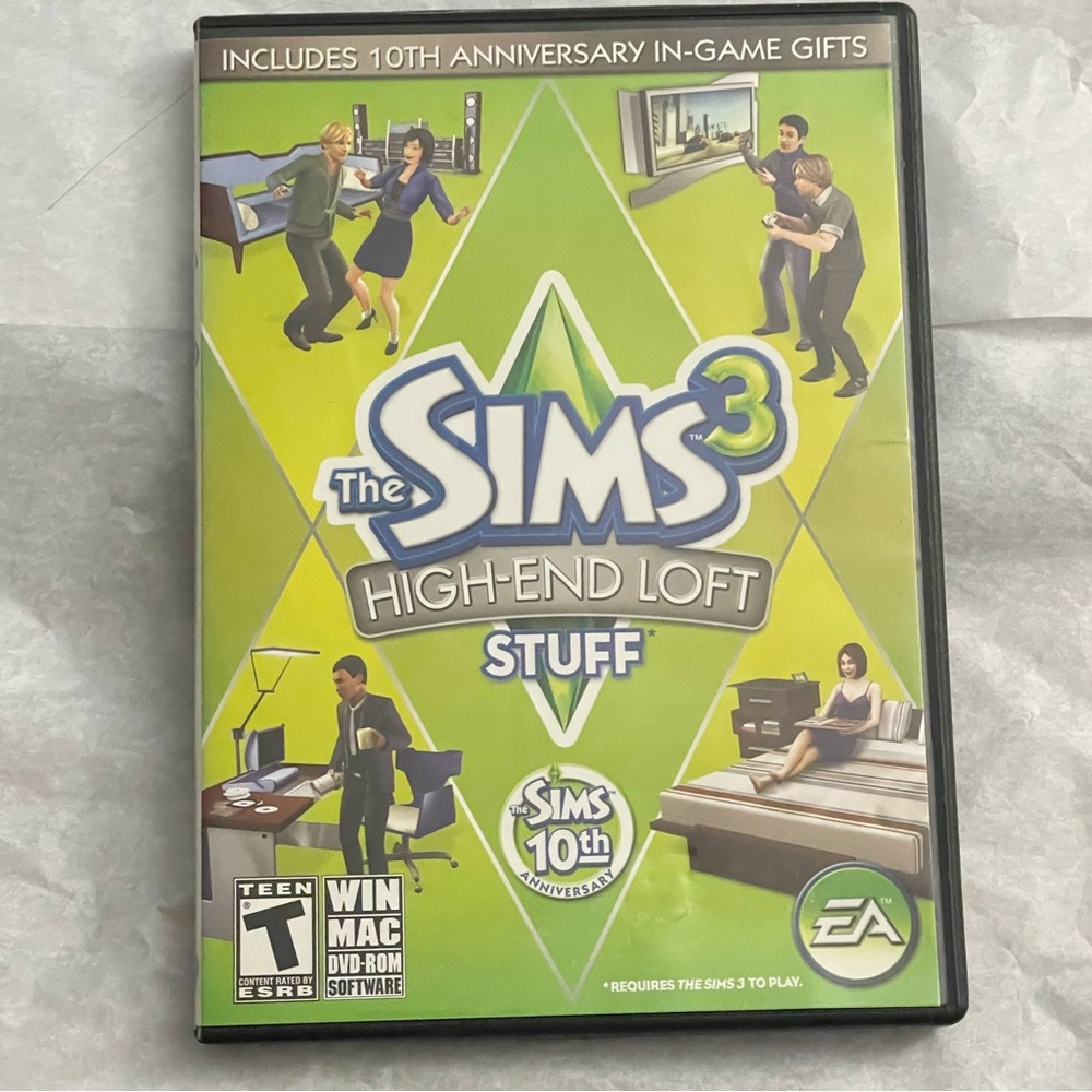 The Sims 2: High-End Loft Stuff Expansion Pack NWOT